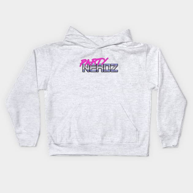 Partynerdz official Tee!! Kids Hoodie by partynerdz